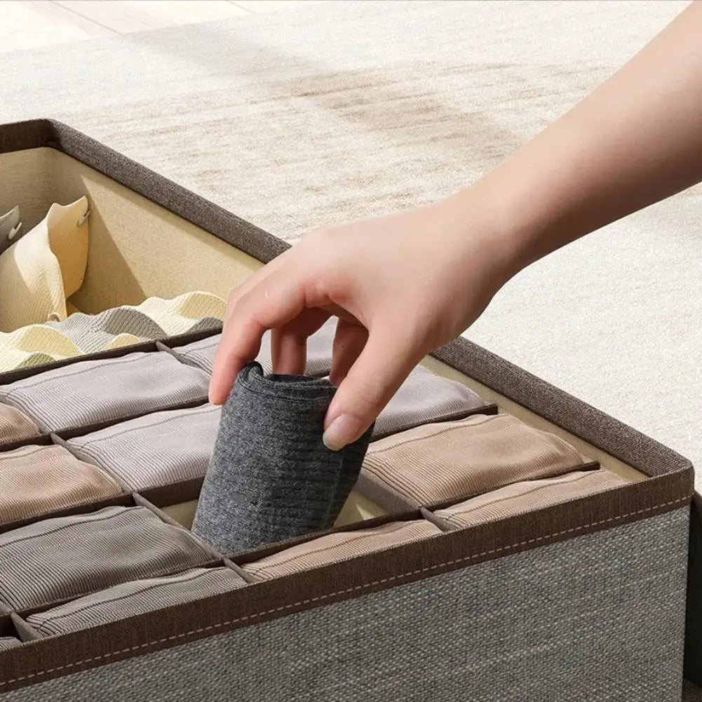 Foldable Underwear & Socks Drawer Organizer Storage Box Drawer Storage Organizer Richie's