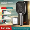 Pressurized Shower Head Set – High-Flow ABS Bathroom Kit Pressurized Shower Set Richie's Gun gray