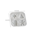 Christmas Silicone Mold – Snowflake & Elk Resin Craft Mould Silicone Craft Mold Richie's 03