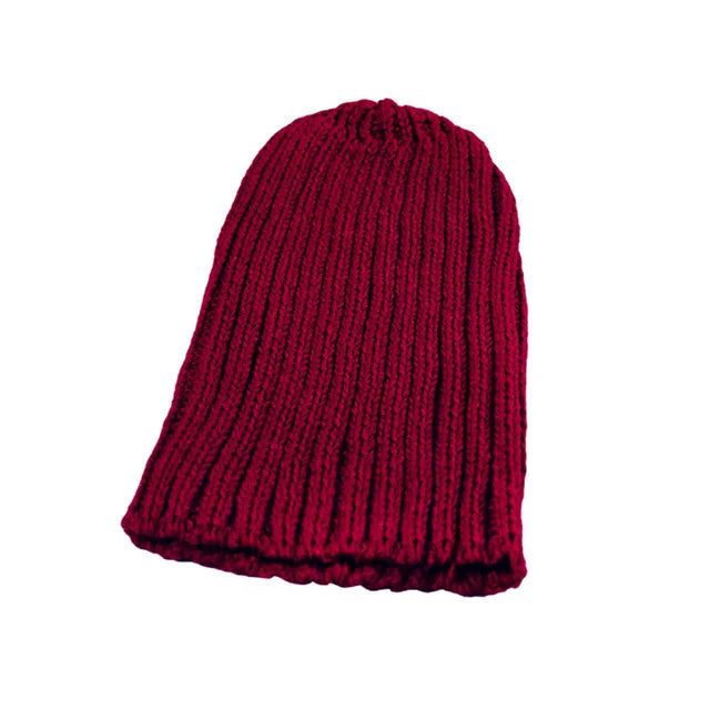 Unisex Knitted Winter Beanie Hat – Warm Casual Skull Cap Knitted Beanie Hat Richie's Red
