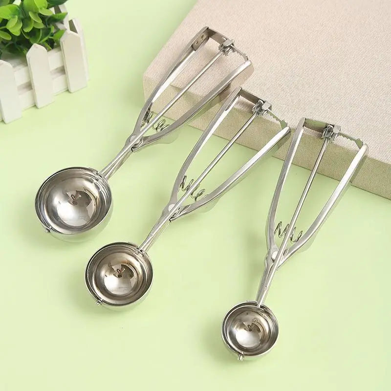 Stainless Steel Ice Cream Scoop Set – 3 Sizes, Spring Handle Ice Cream Scoop Set Richie's