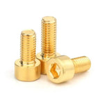 DIN912 Brass Hex Socket Cap Head Screws M2–M10 | 1–50pcs Machine Screws Richie's