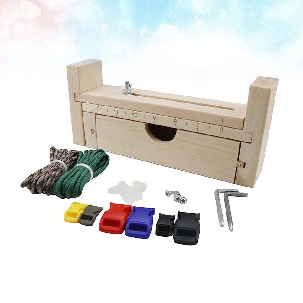 Wooden Weaving Loom Rack – Adjustable DIY Bracelet Making Kit Bracelet Weaving Loom Richie's