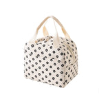 Floral Insulated Lunch Bag – Waterproof Thermal Cooler Tote Insulated Lunch Bag Richie's Rice white flower