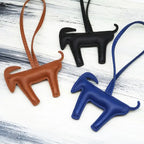 2027 Year of the Sheep Goat Keychain PU Leather Bag Charm Pendant Keychain Pendant Richie's