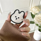 Cute Rabbit Mirror Phone Grip Stand – Universal Smartphone Mount Phone Grip Stand Richie's Black
