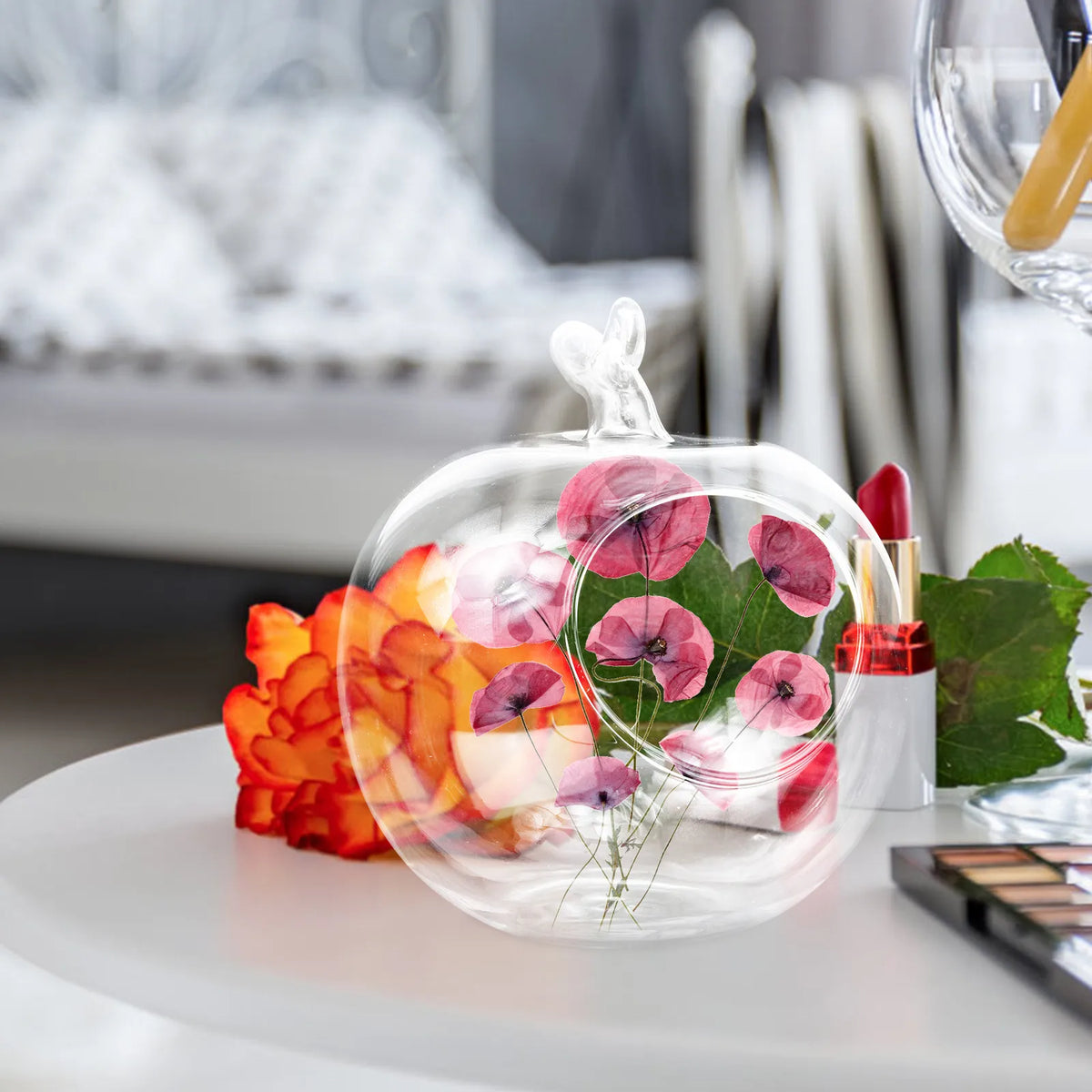 Glass Terrarium Bottle Landscape Container – Home & Garden Decor Glass Terrarium Vase Richie's