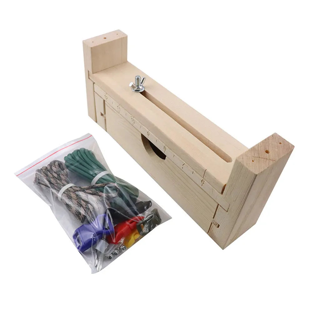 Wooden Weaving Loom Rack – Adjustable DIY Bracelet Making Kit Bracelet Weaving Loom Richie's