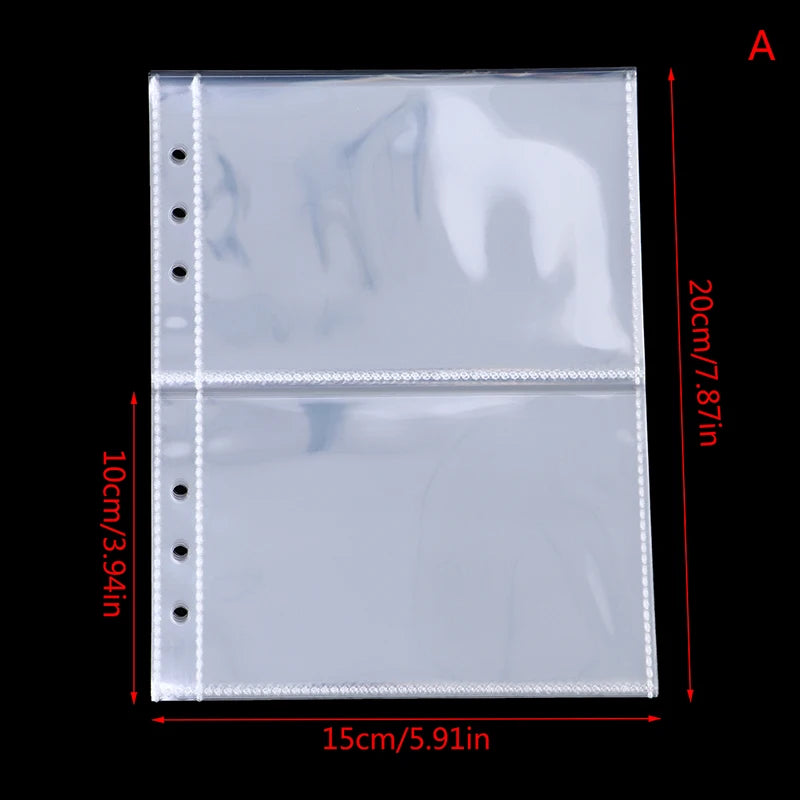 10Pcs Clear A5 Binder Refill Sleeves – Photo & Card Pockets Binder Refill Sleeves Richie's A
