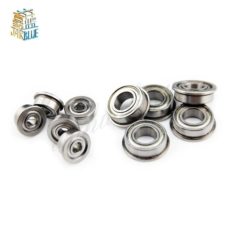 Miniature Flange Bearings MF52ZZ–MF148ZZ Metal Shielded | 2–10 Pcs Miniature Flange Bearing Richie's
