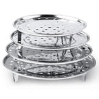 Stainless Steel Steaming Rack with Feet – Multi-Size Kitchen Tray Steaming Rack Richie's