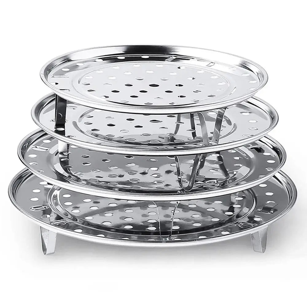 Stainless Steel Steaming Rack with Feet – Multi-Size Kitchen Tray Steaming Rack Richie's