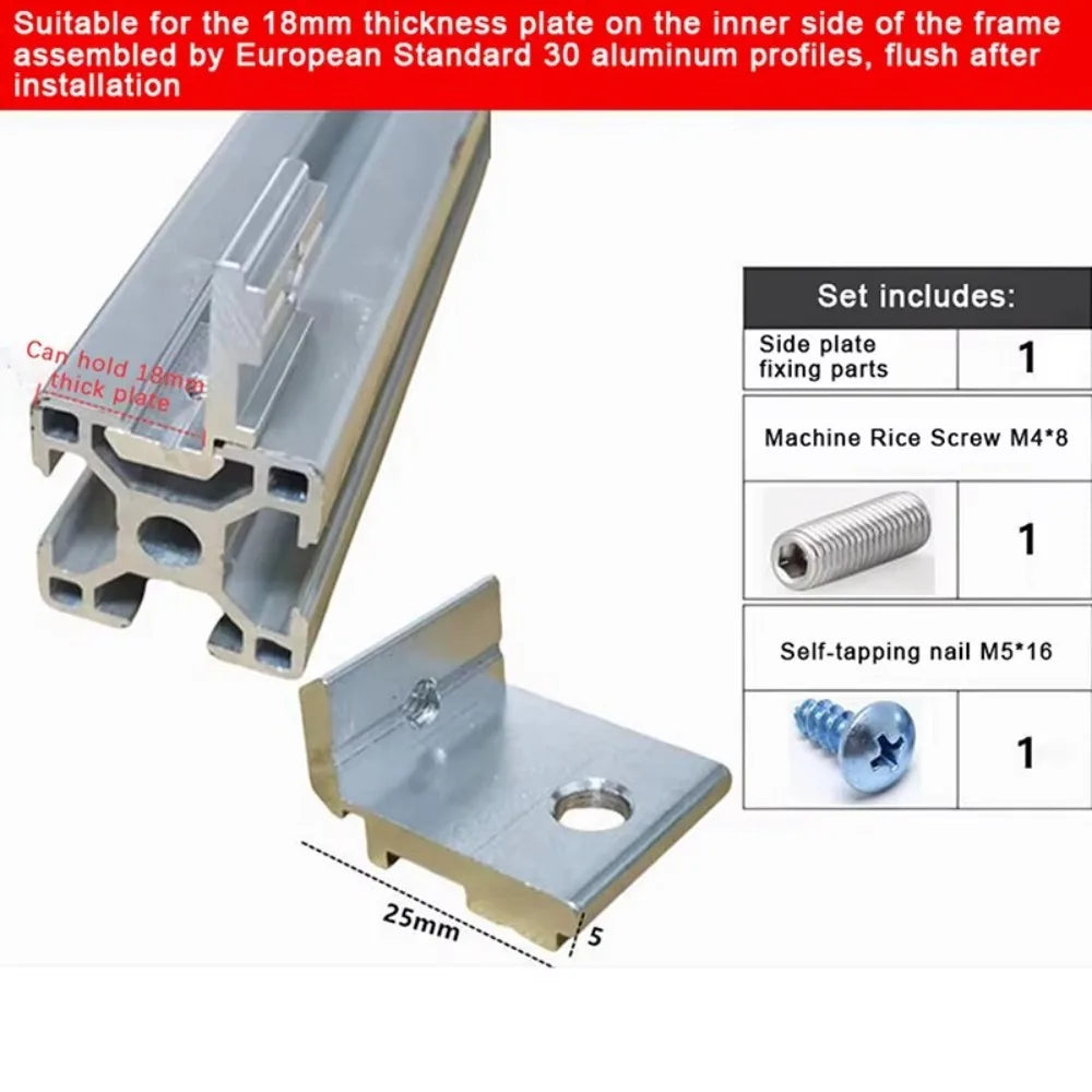 Aluminum Profile Corner Bracket DIY Frame Support Fixture Corner Bracket Richie's 3030