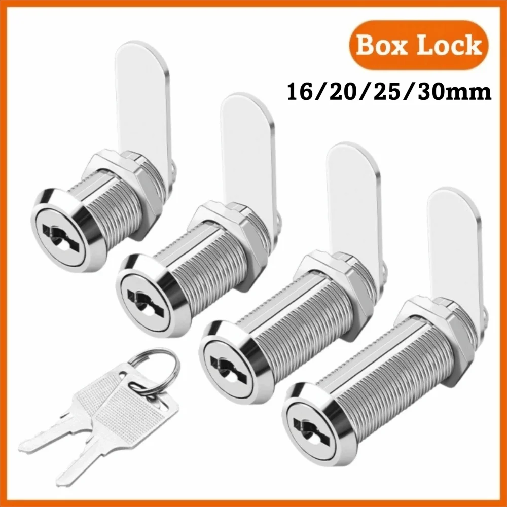 Zinc Alloy Drawer Lock with 2 Keys | 16–30mm Cabinet Lock Furniture Cabinet Lock Richie's