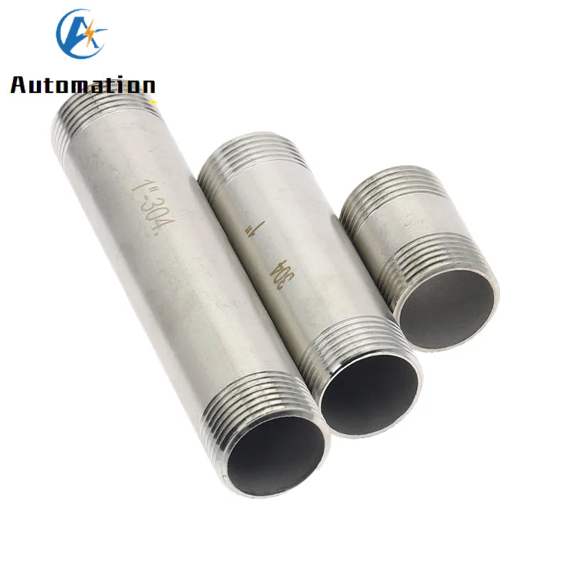 304 Stainless Steel BSP Male Thread Pipe Fitting Adapter Pipe Fitting Adapter Richie's 300mm Length 1"
