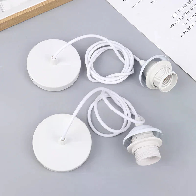 Retro E27 Pendant Lamp Holder Socket with Hanging Wire 1m/1.5m Pendant Lamp Holder Richie's