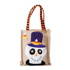 Halloween Non-Woven Tote Bags – Pumpkin, Witch & Skull Halloween Gift Bag Richie's skull 1pc
