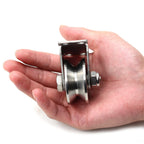 304 Stainless Steel 2" U-Groove Sliding Gate Roller Wheel Bearings Gate Roller Wheel Richie's