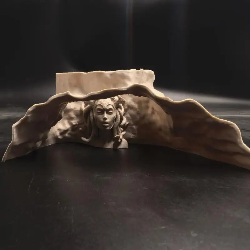 Aquarium Cave Decor – Gorgon Snake Hair Hiding House Ornament Aquarium Cave Ornament Richie's