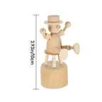 Wooden Push Puppet Animal Desktop Ornaments – 5 Fun Shapes Desktop Wood Ornament Richie's