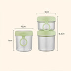 Overnight Oats Jars with Lids & Spoons | Double Seal Cup Food Storage Jar Richie's