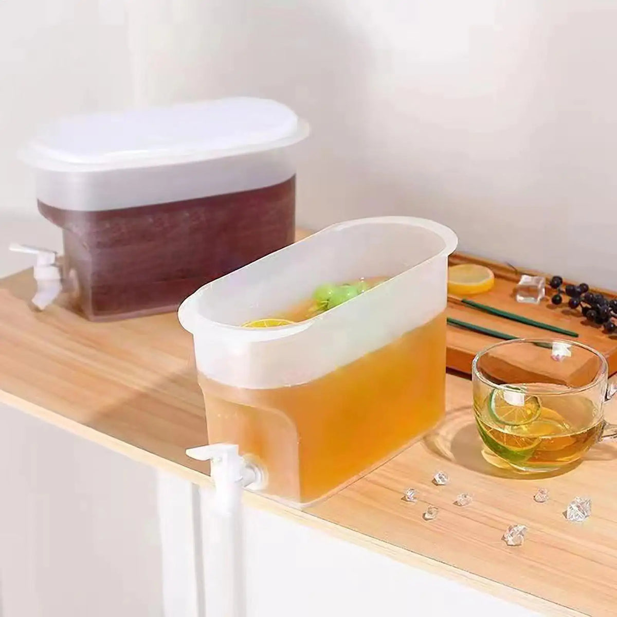2.8L Fridge Drink Dispenser Cold Kettle with Faucet Beverage Dispenser Richie's
