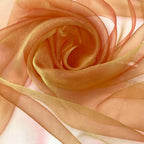 150x100cm Two-Tone Gradient Organza Fabric – Sheer Craft Yarn Organza Craft Fabric Richie's Light Gold 150 x100cm