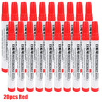 Colorful Erasable Whiteboard Markers 10-Pack | Smooth Writing Whiteboard Markers Richie's red 20pcs