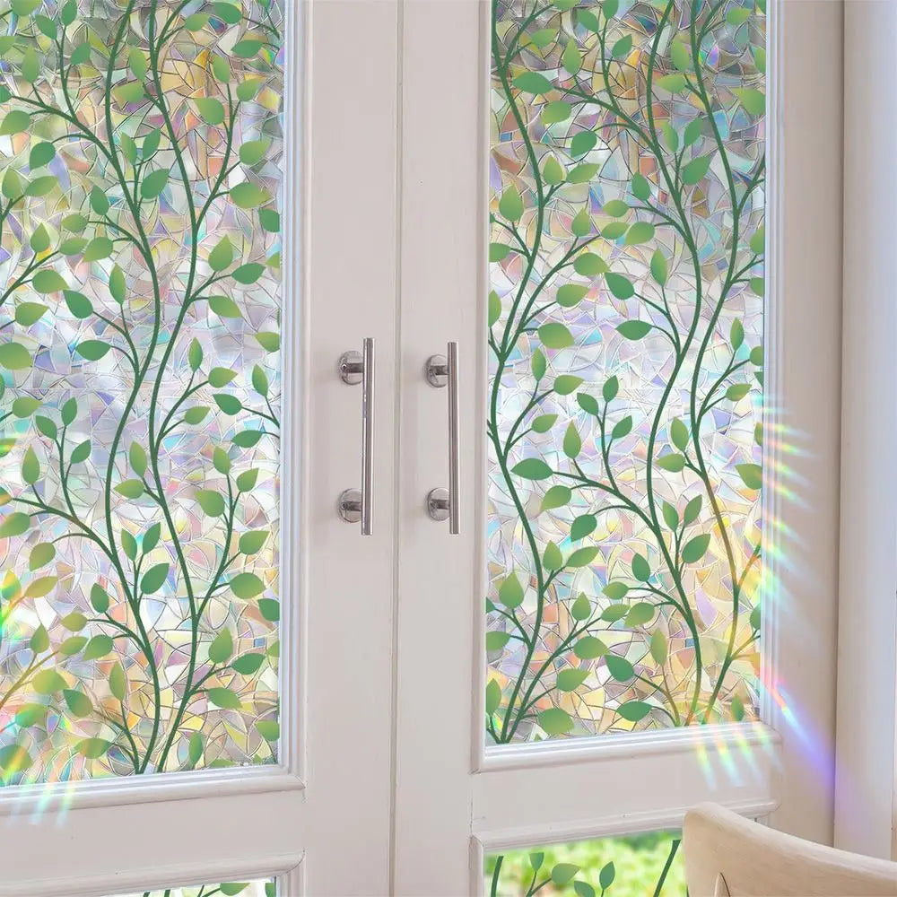 Multicolor Window Privacy Film Static Cling Sun Catcher Decal Window Privacy Film Richie's