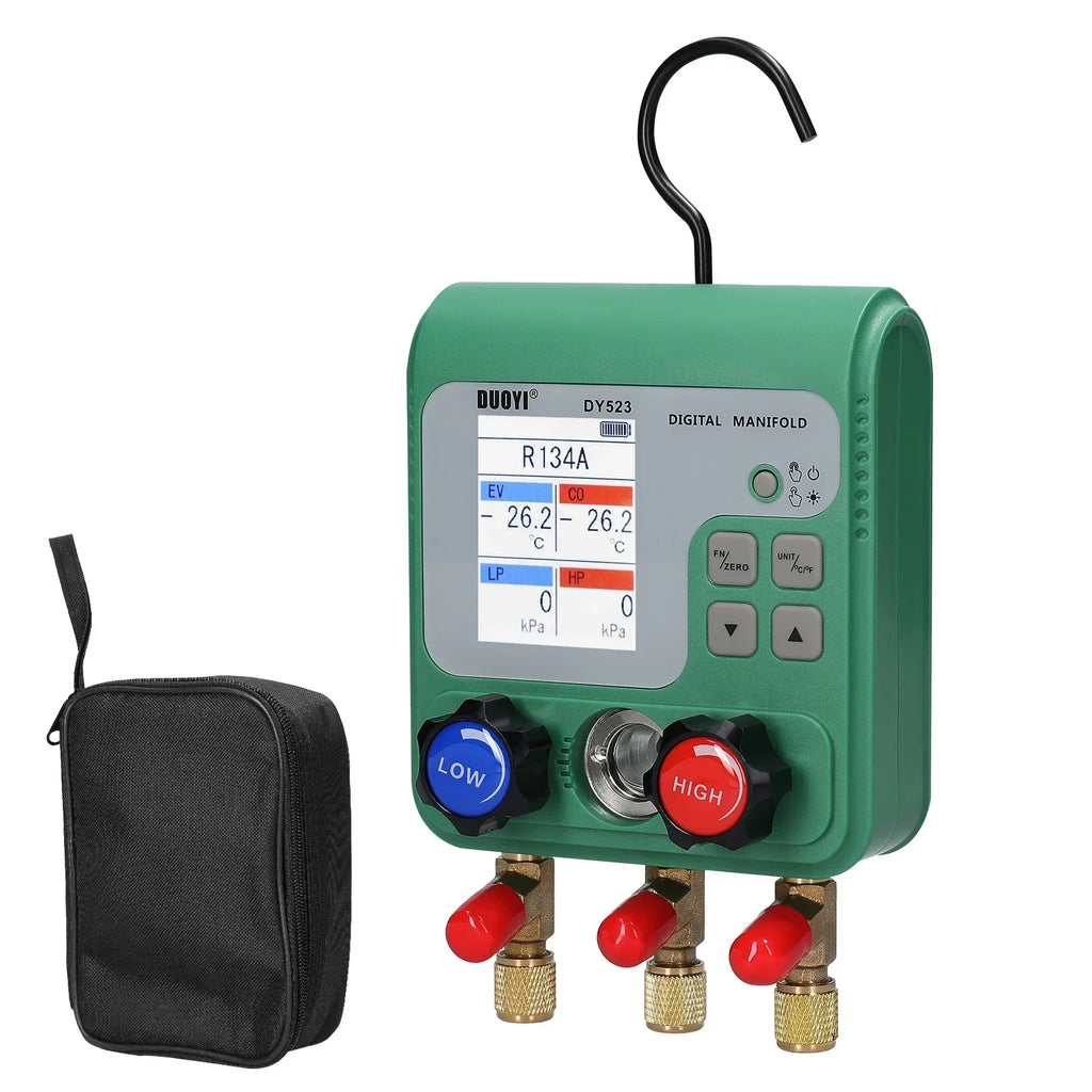 Digital Manifold Gauge – AC Refrigerant Vacuum Pressure Meter Digital Manifold Gauge Richie's 1pcs