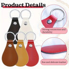 10pcs PU Leather Key Fob Blanks – Laser Engraving Keychain Kit Leather Keychain Blanks Richie's