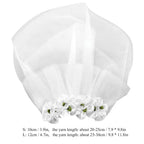 White Tulle Dog Bridal Veil – Lace Floral Pet Headdress Pet Bridal Veil Richie's