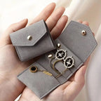 Travel Jewelry Organizer Roll Up Bag – Portable Foldable Case Jewelry Organizer Bag Richie's