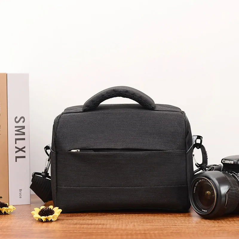 Waterproof DSLR Camera Shoulder Bag for Canon Nikon Sony Camera Shoulder Bag Richie's Black