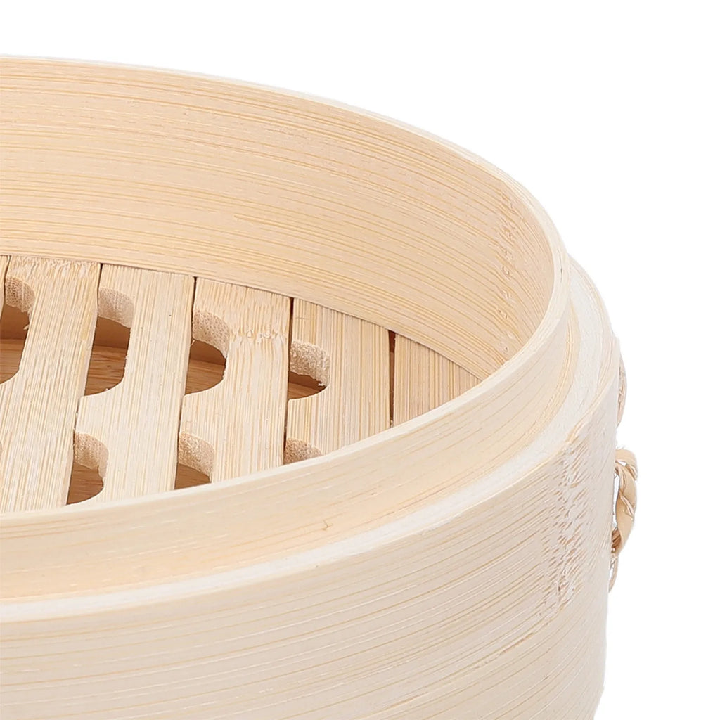 Bamboo Dumpling Steamer Basket 8.27" – Dim Sum & Bun Steamer Bamboo Steamer Basket Richie's