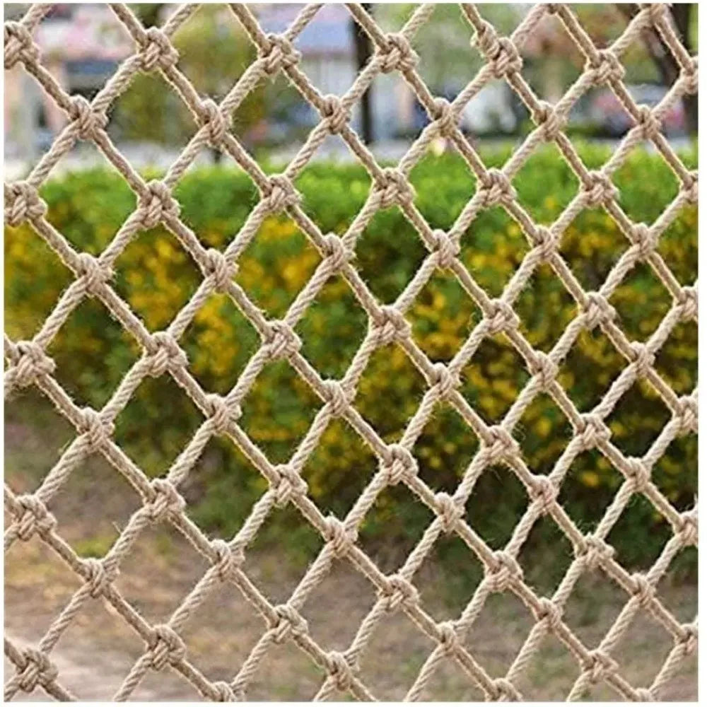 Hemp Jute Rope Climbing Net – Garden Balcony Mesh 1m×2m Jute Climbing Net Richie's