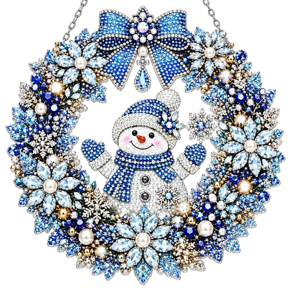 Christmas Diamond Art Suncatcher – Acrylic Pearl Window Hanging Christmas Suncatcher Richie's 1 25cm
