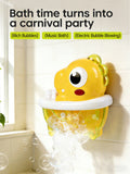 Baby Bath Bubble Blower Toy – Duck & Dinosaur, Lights & Music Baby Bath Toy Richie's 1601-Yellow