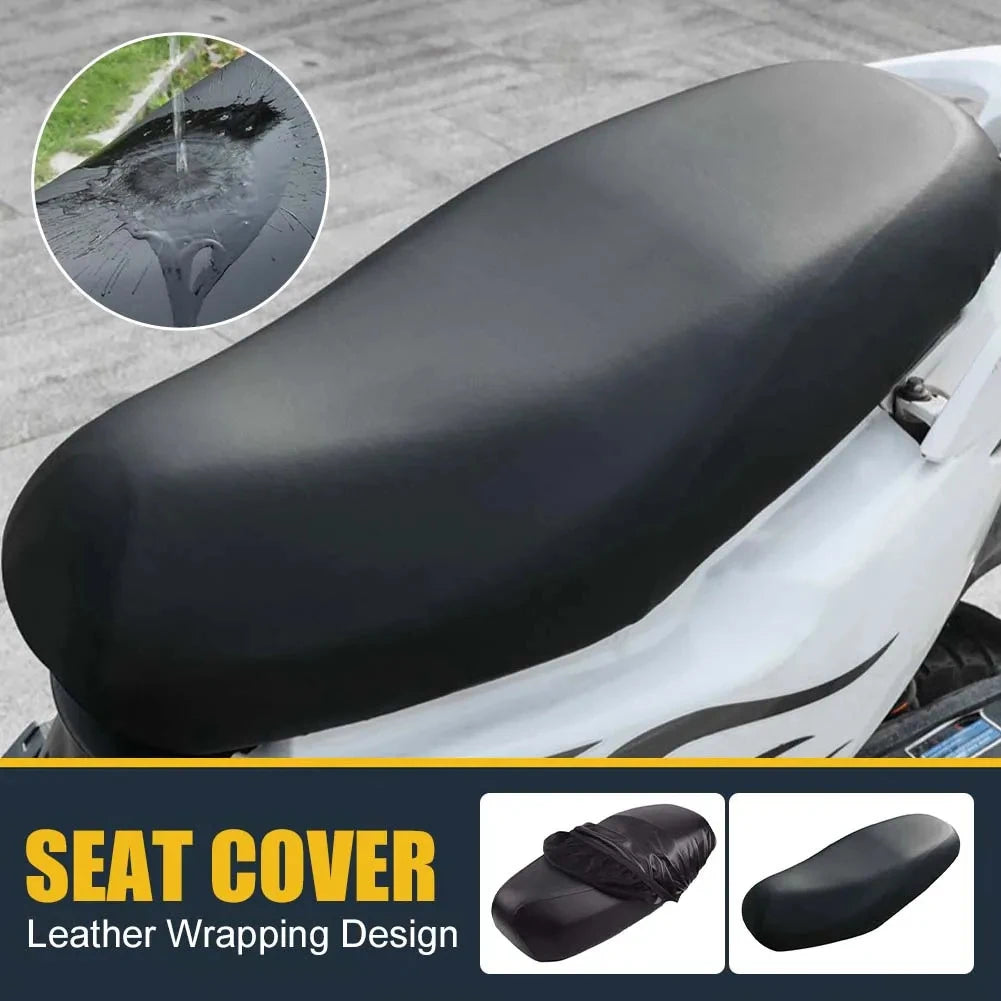 Waterproof Motorcycle Seat Cover UV & Dust Protector – PU Leather Motorcycle Seat Cover Richie's