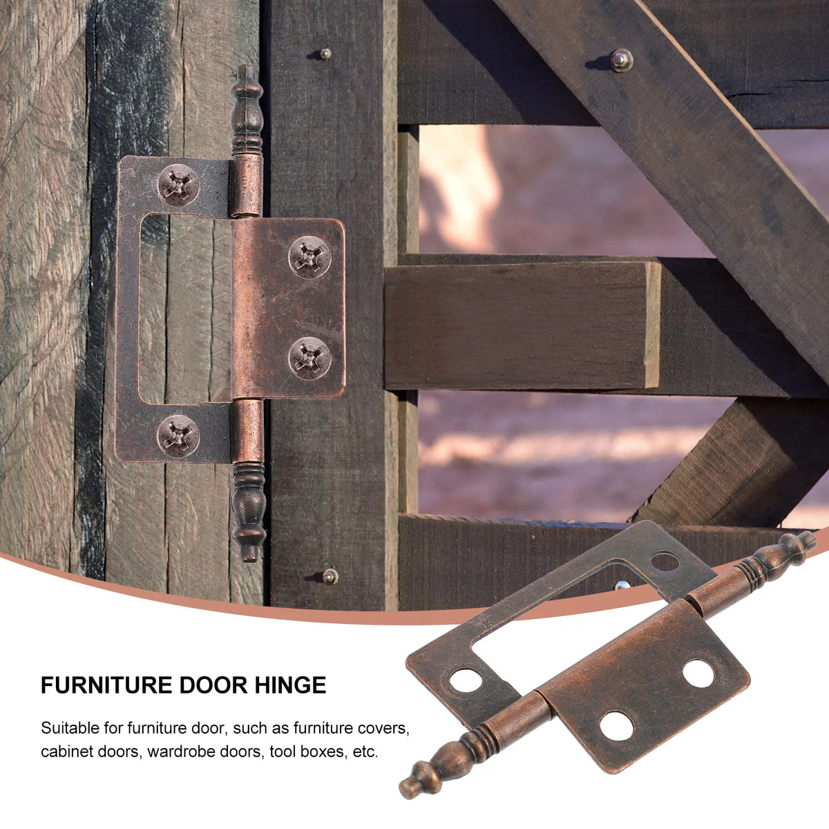 Iron Vintage Cabinet Hinges Set – Heavy Duty Retro Door Hardware Cabinet Door Hinges Richie's