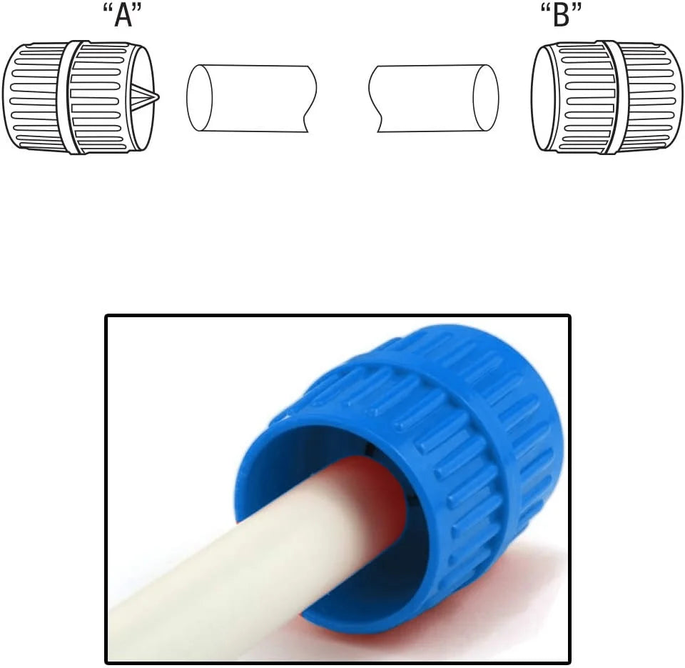 Inner-Outer Pipe Reamer Deburring Tool – PVC Copper Brass Pipe Deburring Tool Richie's