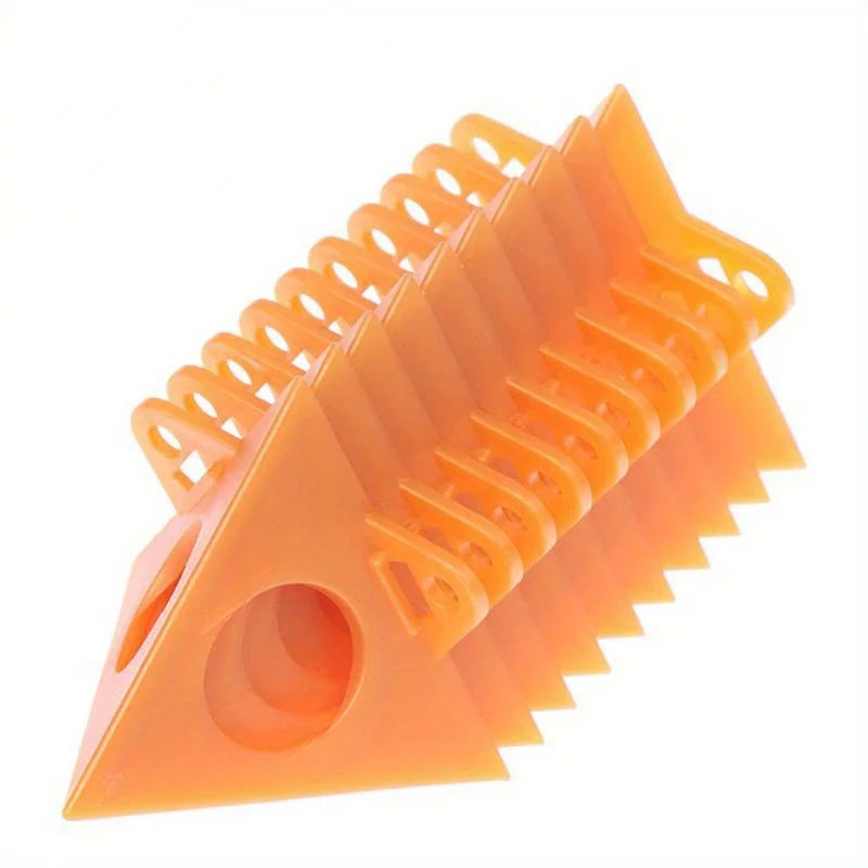 10 Pcs Pyramid Paint Stands – Mini Cone Canvas Risers Painting Stands Richie's 10PCS orange