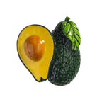 3D Fruit Fridge Magnets – Realistic Resin Refrigerator Stickers Decorative Fridge Magnet Richie's Avocado