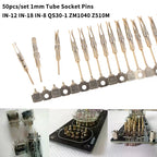50Pcs Gold Plated Nixie VFD Tube Socket Pins 1mm IN-12 IN-18 Tube Socket Pins Richie's Default Title