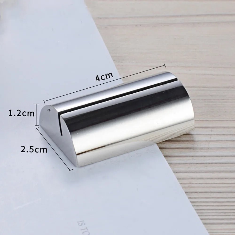 Stainless Steel Table Place Card & Menu Sign Holder Stand Place Card Holder Richie's 01