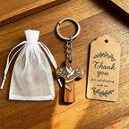Wood Cross Keychain Dove Print – Baptism & Wedding Gift Set Religious Gift Keychain Richie's