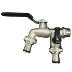 IBC Water Tank Adapter 1/2 & 3/4 Inch Garden Hose Connector Garden Hose Adapter Richie's Black