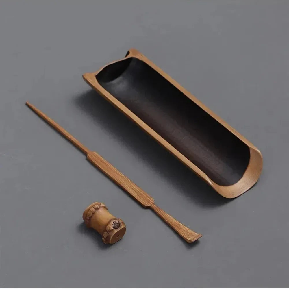 Handmade Natural Bamboo Tea Scoop Kung Fu Tea Ceremony Set Bamboo Tea Accessory Richie's