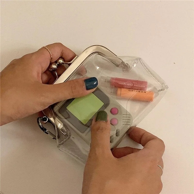 Transparent PVC Coin Purse with Iron Clasp – Mini Storage Bag Coin Purse Richie's