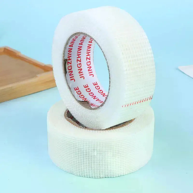 30M Glass Fiber Self-Adhesive Mesh Tape – Wall Crack Repair Fiberglass Mesh Tape Richie's